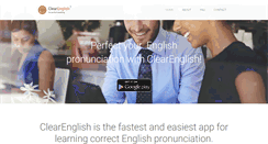 Desktop Screenshot of clearenglish.com