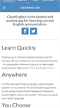Mobile Screenshot of clearenglish.com